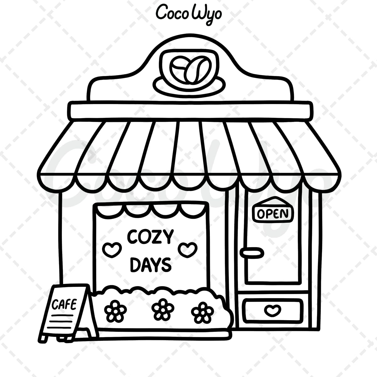 Bold and Easy Coloring Book