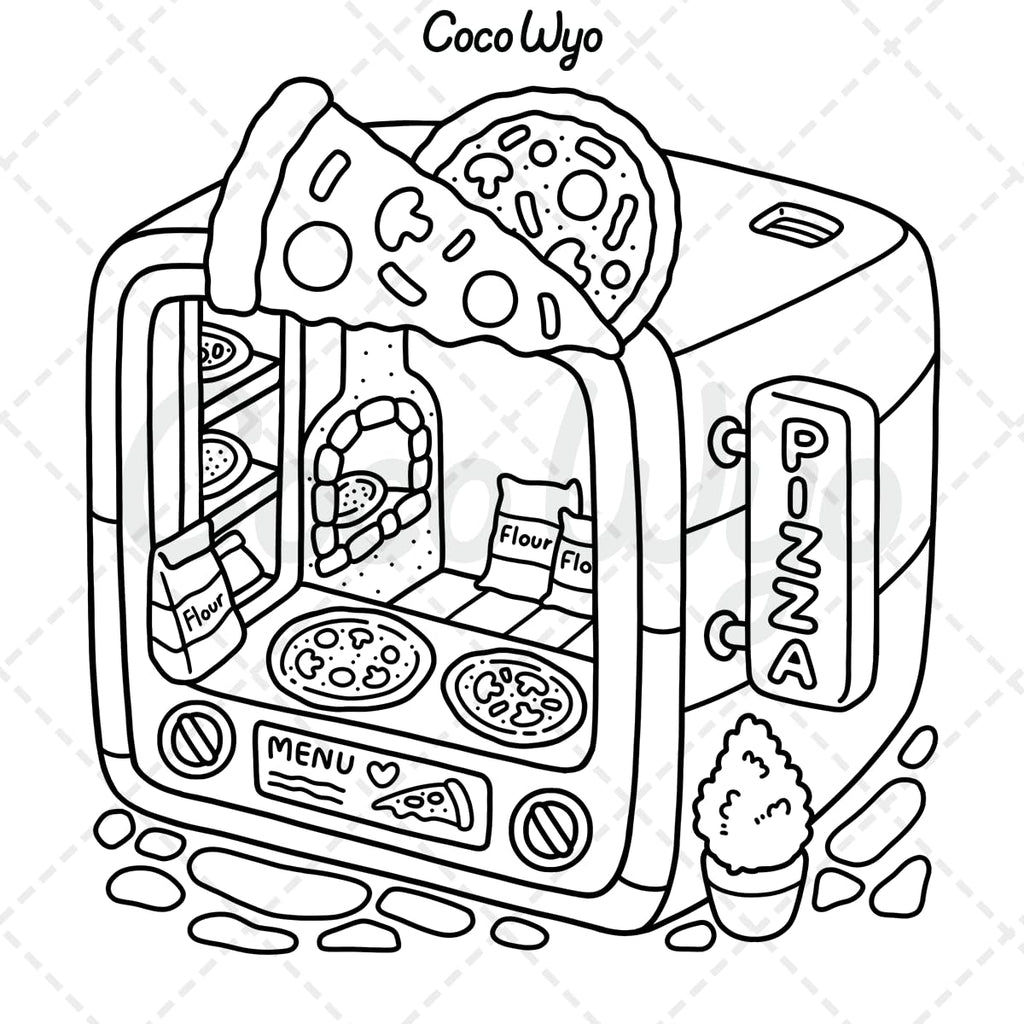 Little Corner Cozy Spaces Coloring Book